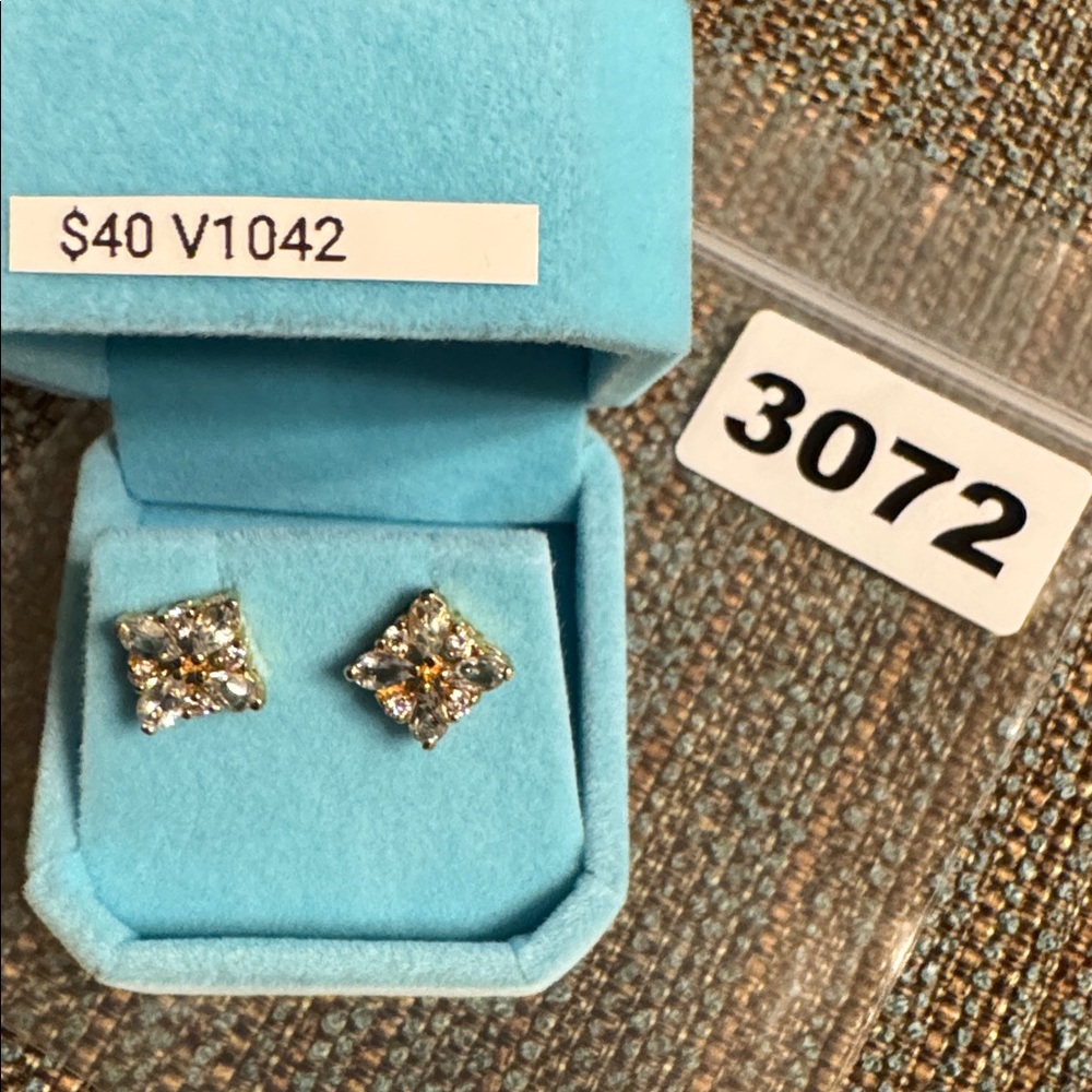 3072 Swarovski Crystal Elements Post Earrings - image 5